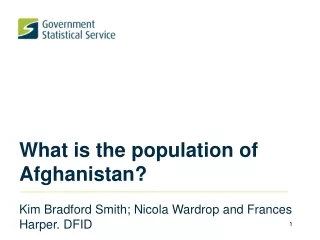 What is the population of Afghanistan?