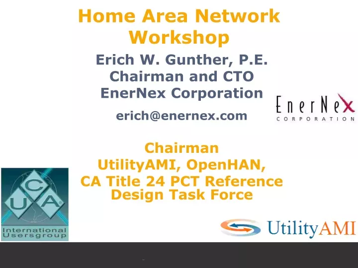 home area network workshop