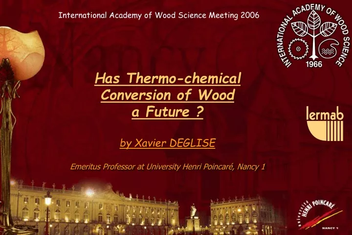 international academy of wood science meeting 2006