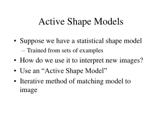 Active Shape Models