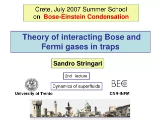 Theory of interacting Bose and Fermi gases in traps