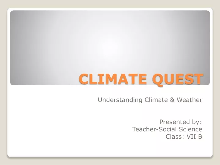 climate quest