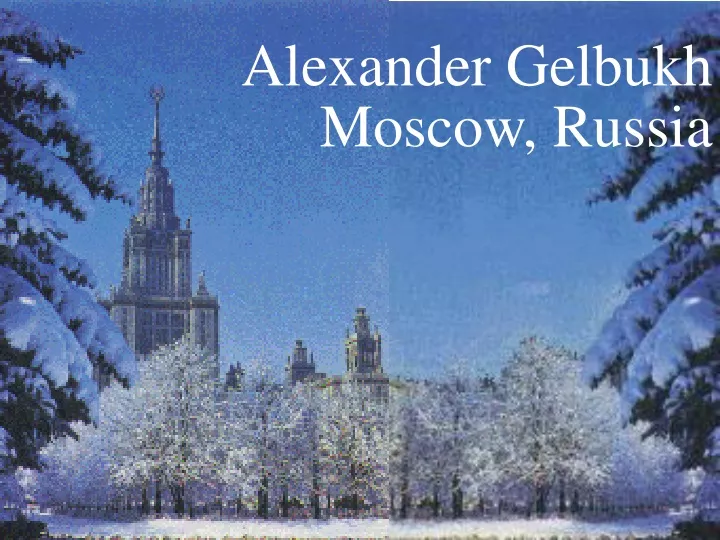 alexander gelbukh moscow russia
