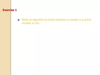 Write an algorithm to check whether a number is a prime number or not.
