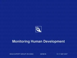 Monitoring Human Development