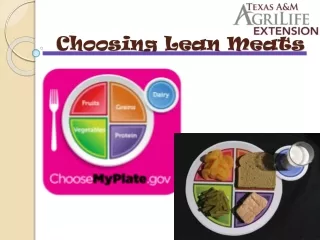Choosing Lean Meats
