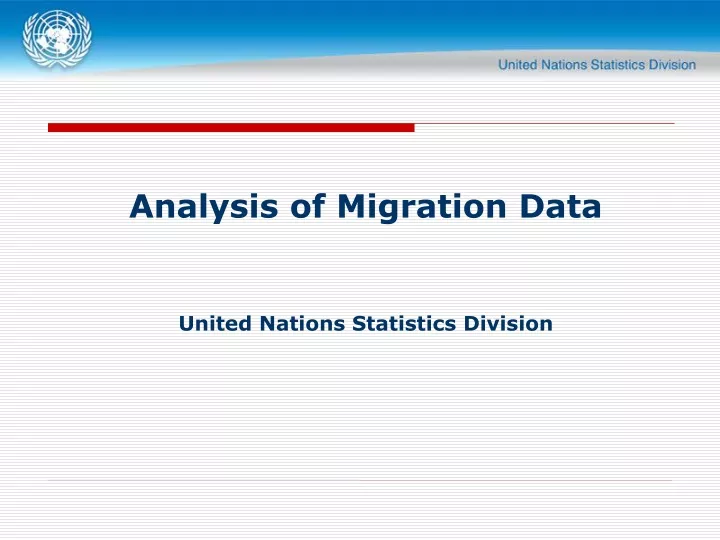 analysis of migration data united nations