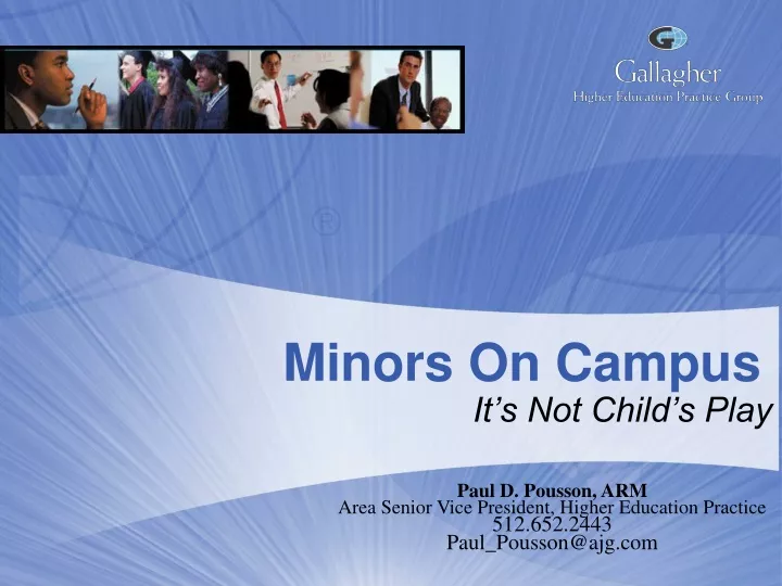 minors on campus