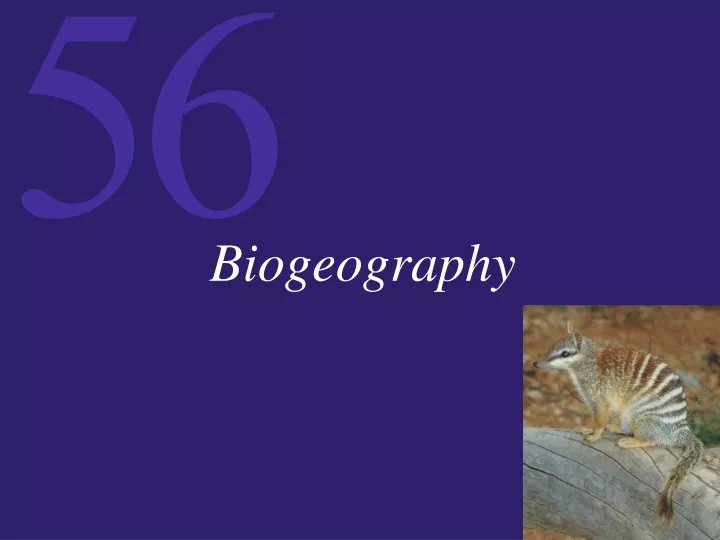 biogeography