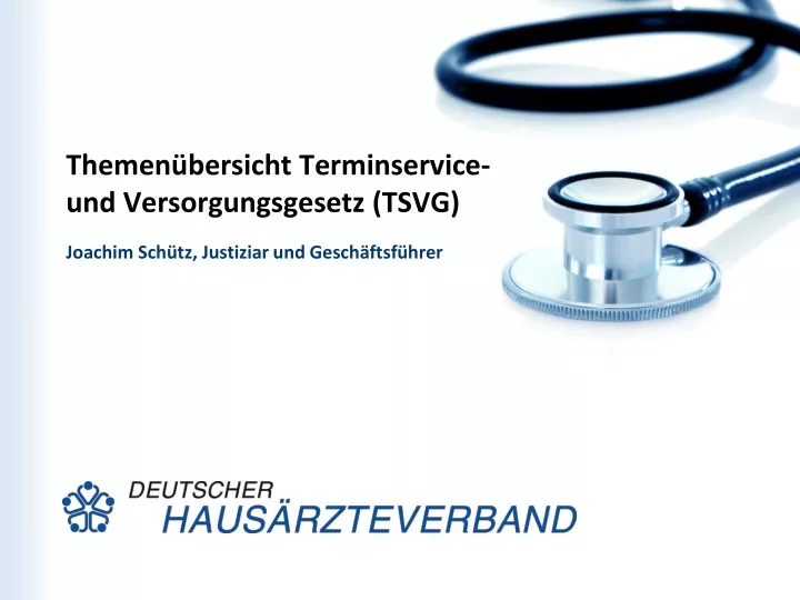 themen bersicht terminservice und versorgungsgesetz tsvg