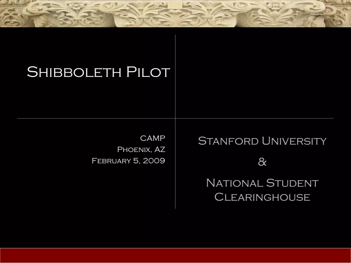 shibboleth pilot