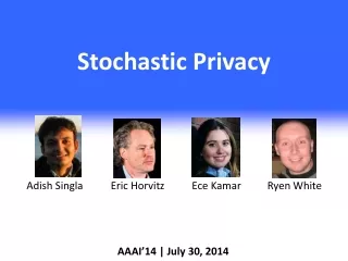 Stochastic Privacy
