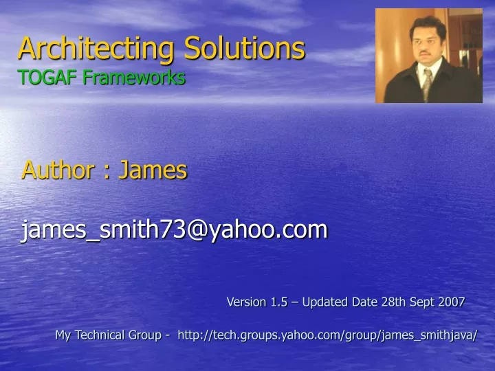 author james james smith73@yahoo com