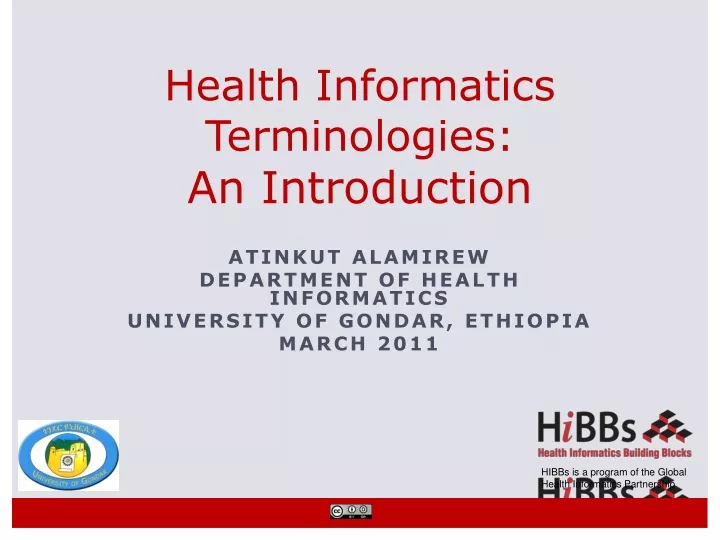 health informatics terminologies an introduction