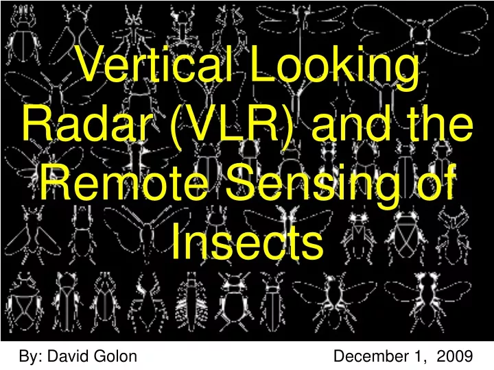 vertical looking radar vlr and the remote sensing