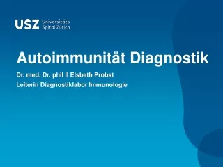Autoimmunität Diagnostik