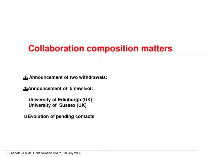 collaboration composition matters