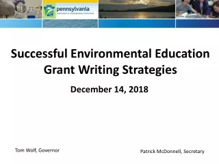 Successful Environmental Education Grant Writing Strategies