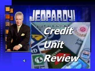 Credit Unit  Review
