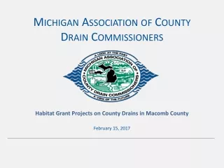 Michigan Association of County Drain Commissioners