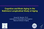 Cognitive and Brain Aging in the Baltimore Longitudinal Study of Aging - slide 1