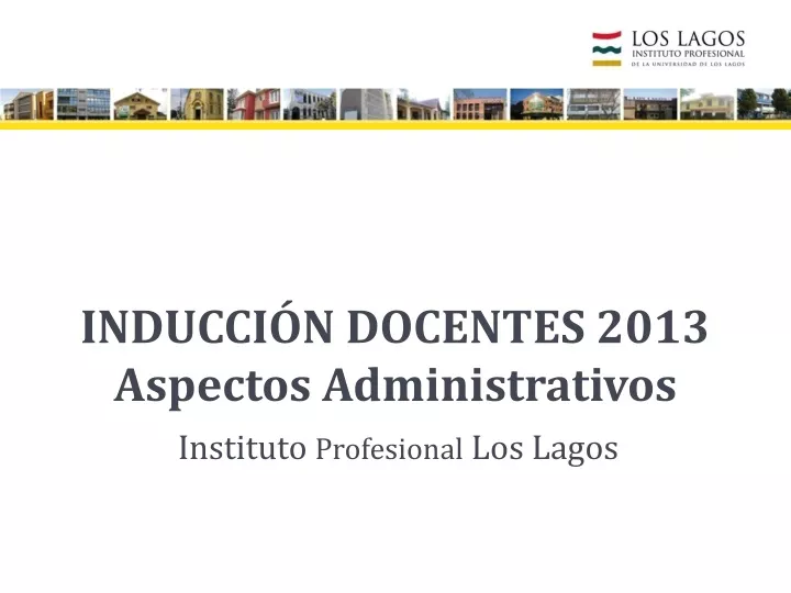 inducci n docentes 2013 aspectos administrativos