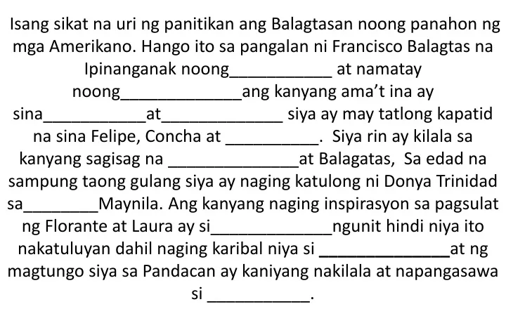 isang sikat na uri ng panitikan ang balagtasan