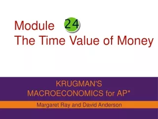 KRUGMAN'S MACROECONOMICS for  AP*