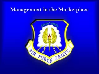 Management in the Marketplace