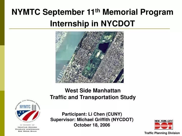 nymtc september 11 th memorial program internship