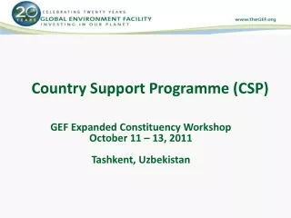 Country Support  Programme  (CSP)