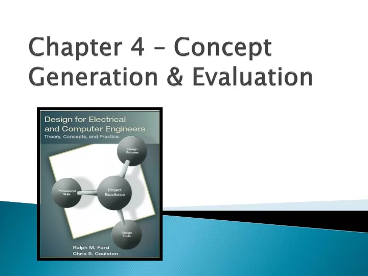 chapter 4 concept generation evaluation