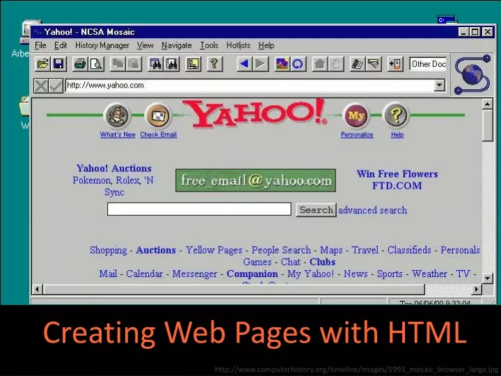 creating web pages with html