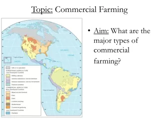 Topic:  Commercial Farming