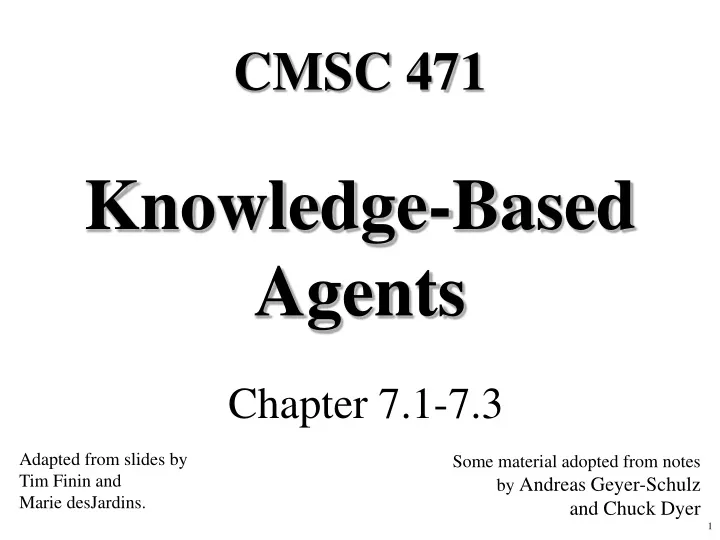 knowledge based agents