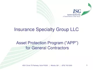 Insurance Specialty Group LLC