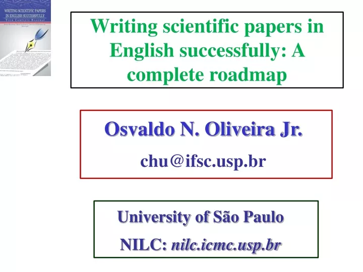 writing scientific papers in english successfully
