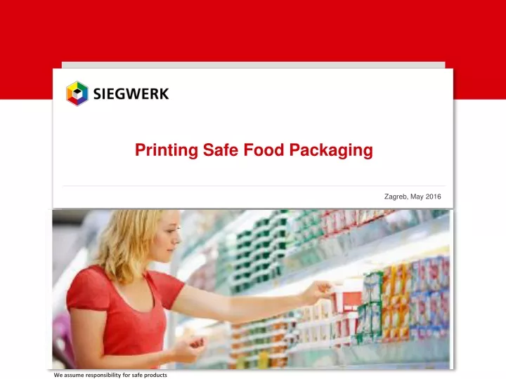 printing safe food packaging