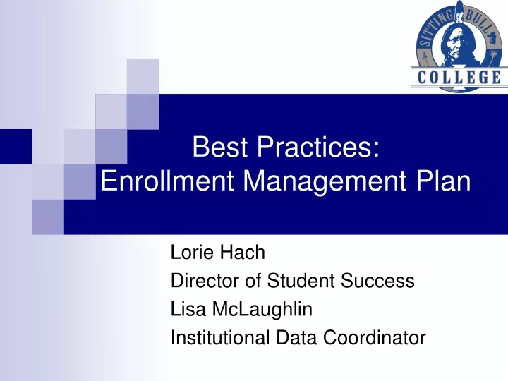 best practices enrollment management plan