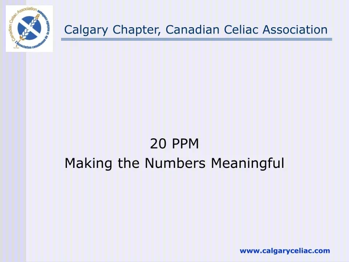 calgary chapter canadian celiac association