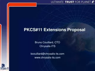 PKCS#11 Extensions Proposal