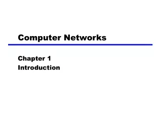 Computer Networks