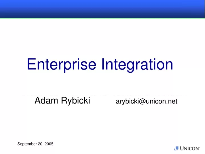 adam rybicki arybicki@unicon net