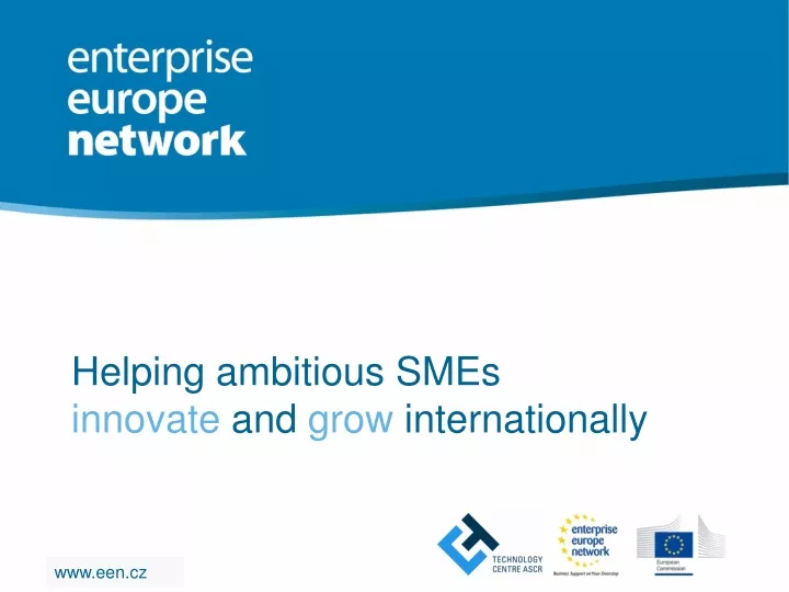 helping ambitious smes innovate and grow