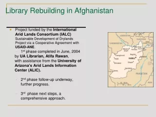 Library Rebuilding in Afghanistan