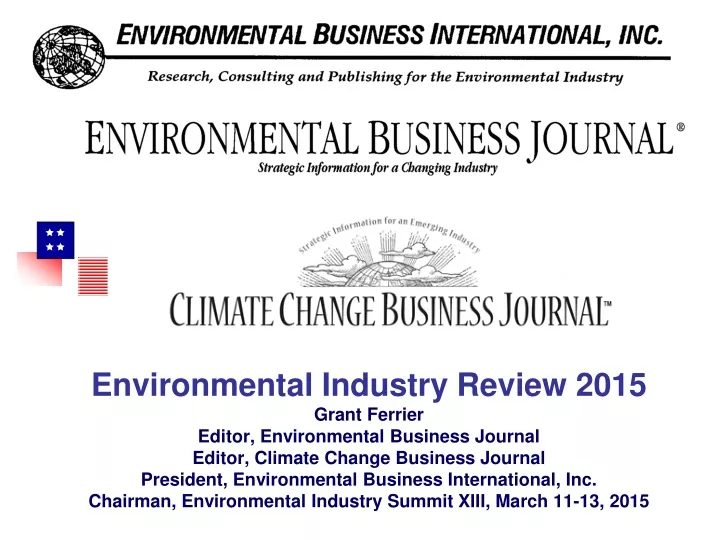 environmental industry review 2015 grant ferrier