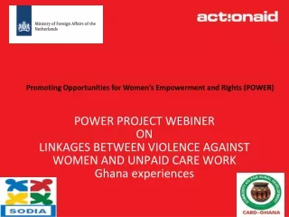 Promoting Opportunities for Women’s Empowerment and Rights (POWER)