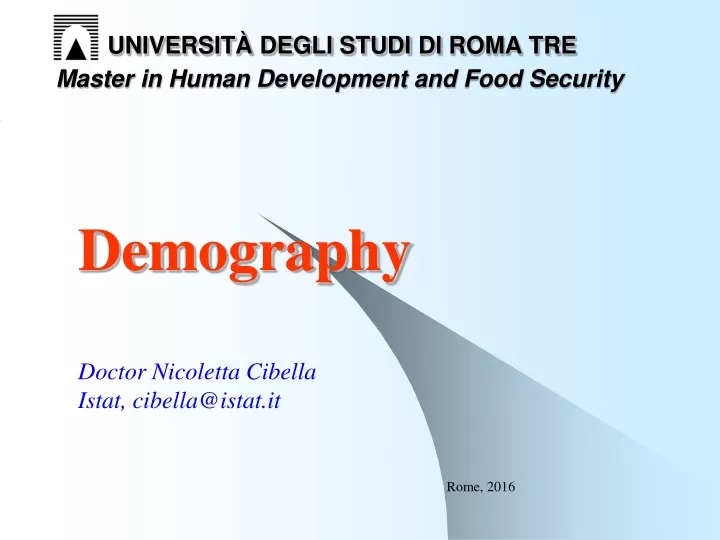universit degli studi di roma tre master in human development and food security