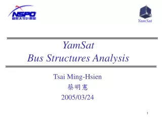 YamSat  Bus Structures Analysis
