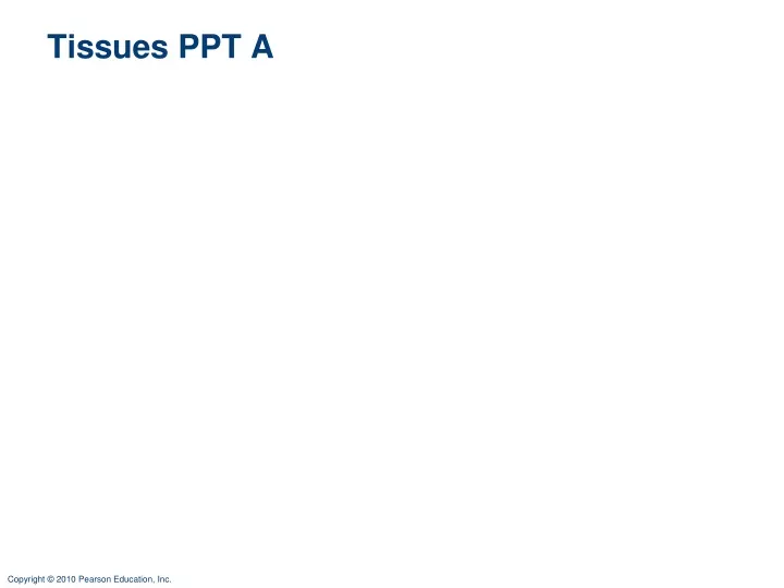 tissues ppt a